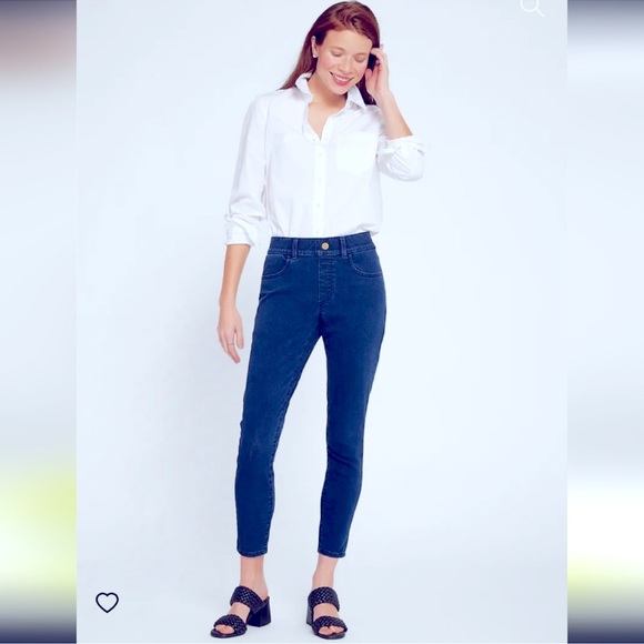Betabrand Yoga Denim Pull On Jegging Skinny Jeans Size XL Petite - Picture 3 of 10